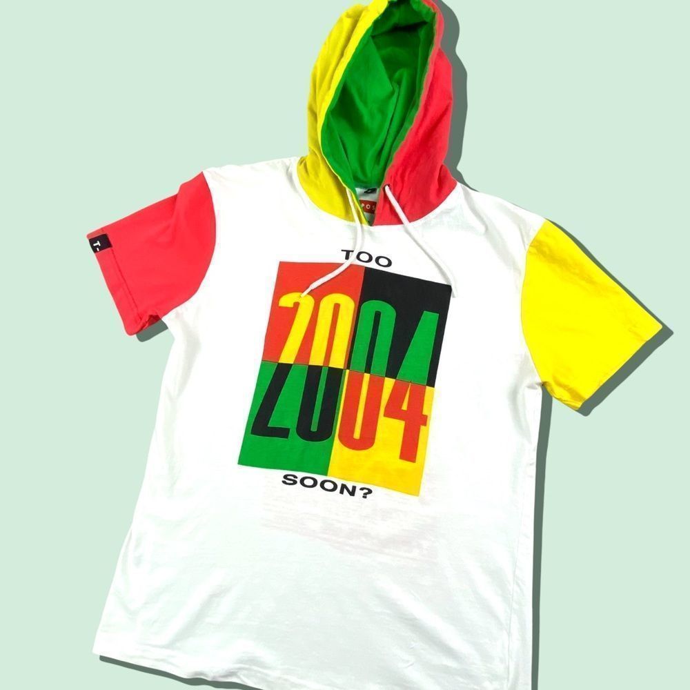 90s Cross Colors Hooded T-Post T-Shirt